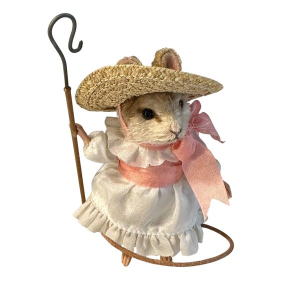 R John Wright #145 of 150 Mice Little Bo-Peep Mouse Mother Goose Series Complete - Picture 1 of 6